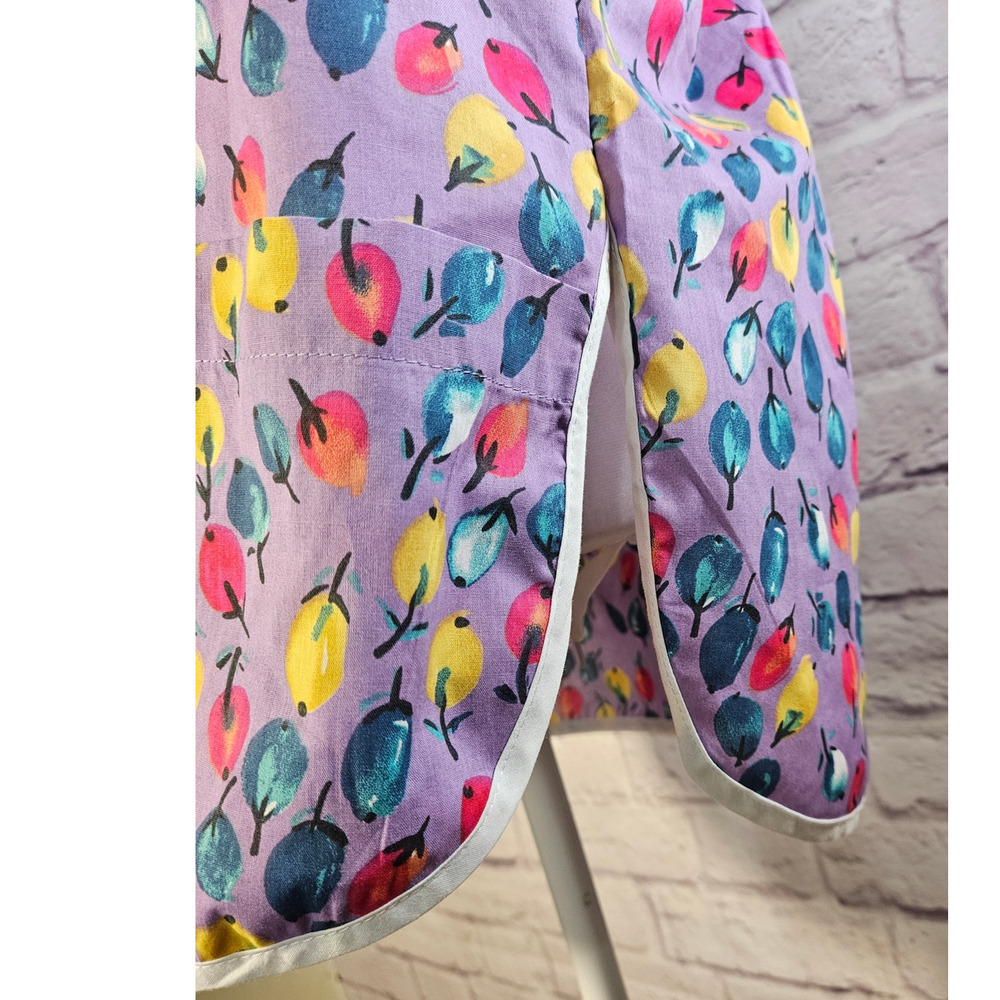 Anthony Richards Women's TShirt Tank Apron Purple‎ Fruit Dbl Pocket New XL - Picture 9 of 11